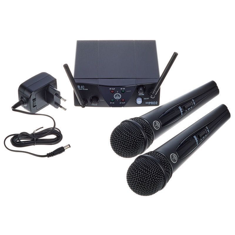 AKG WMS 40 MINI2 Vocal Set dwa mikrofony do reki bezprzewodowe