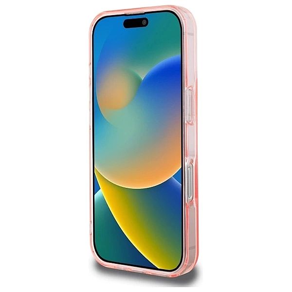 Guess GUHMP16LHFGEREP iPhone 16 Pro 6.3" różowy/pink hardcase IML Glit