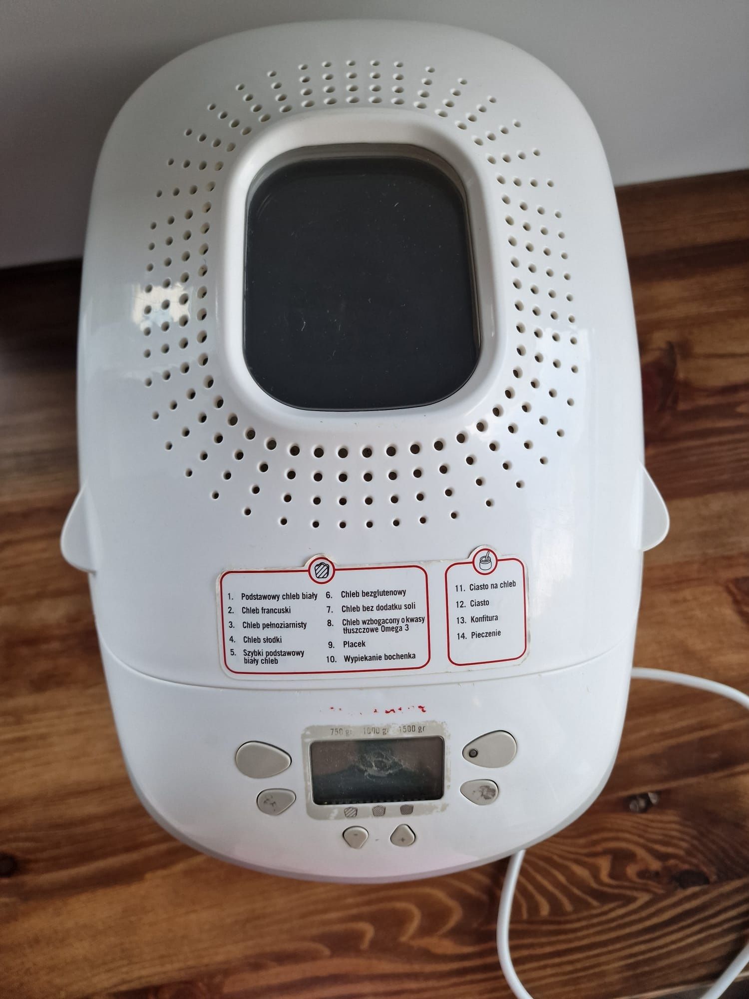 Wypiekacz do chleba Moulinex pojemność 1,5 kg