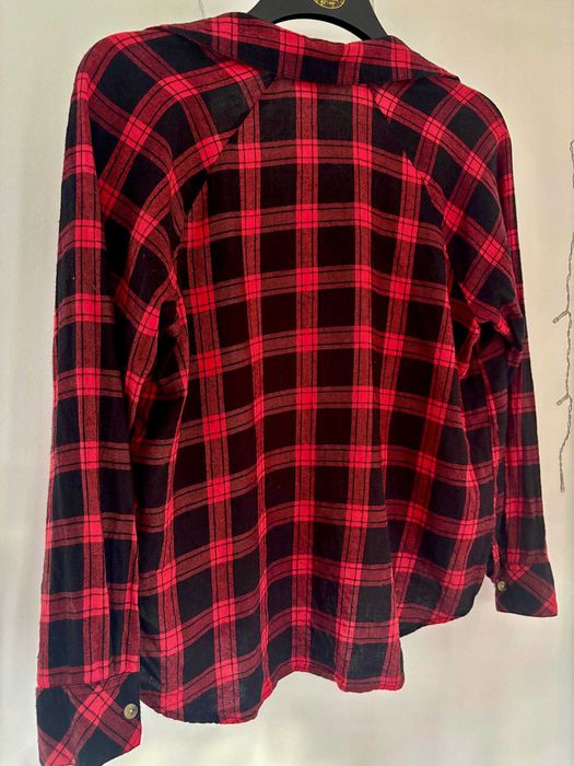 Альтернативна рубашка в клітинку y2k grunge punk goth rock killstar