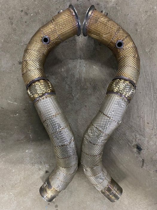 Вихлоп Downpipe даунпайп бмв X5M X6M F85 F86