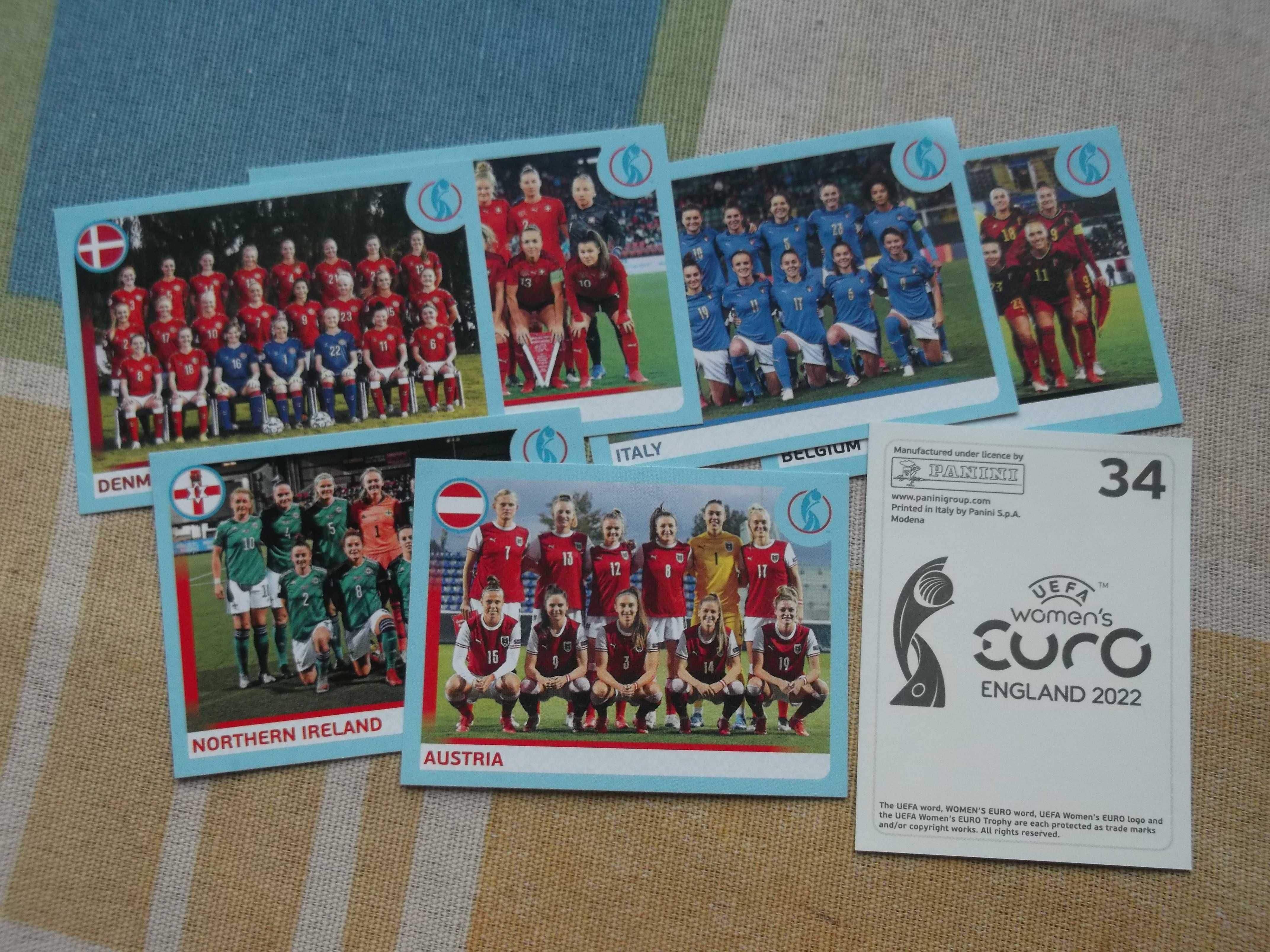 Cromos UEFA Women’s Euro 2022 (Femenino)com a seleção Portuguesa