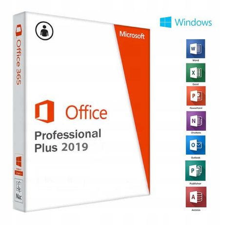 Klucz Microsoft Office 2019/2021 Prefessional Plus / NA ZAWSZE