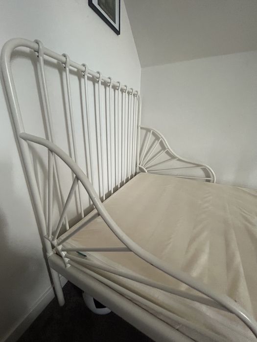 Łóżko rosnące z dzieckiem IKEA MINNEN wraz z materacem