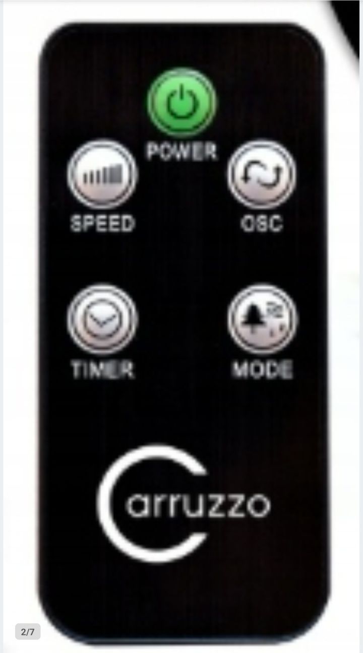 Wiatrak / Wentylator kolumnowy LCD Aroma Oscylacja Timer + Pilot