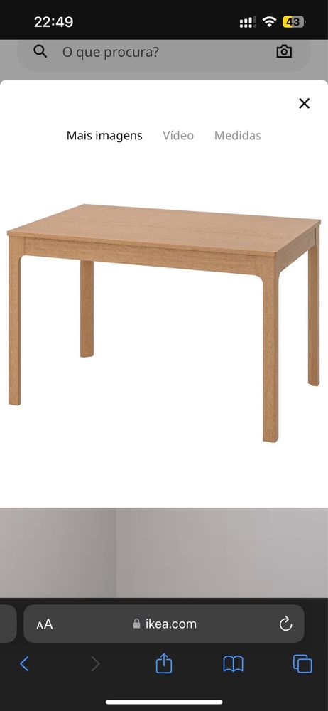 Mesa de sala de jantar