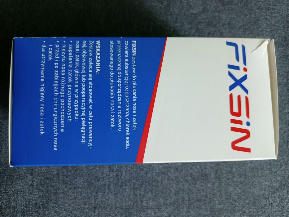 Fixsin - zestaw do płukania nosa i zatok.