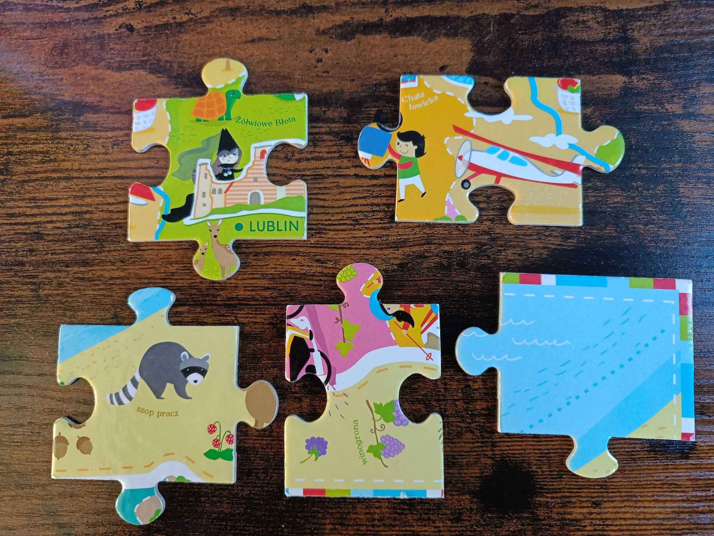 CzuCzu puzzle Mapa Polski - 84 elementy