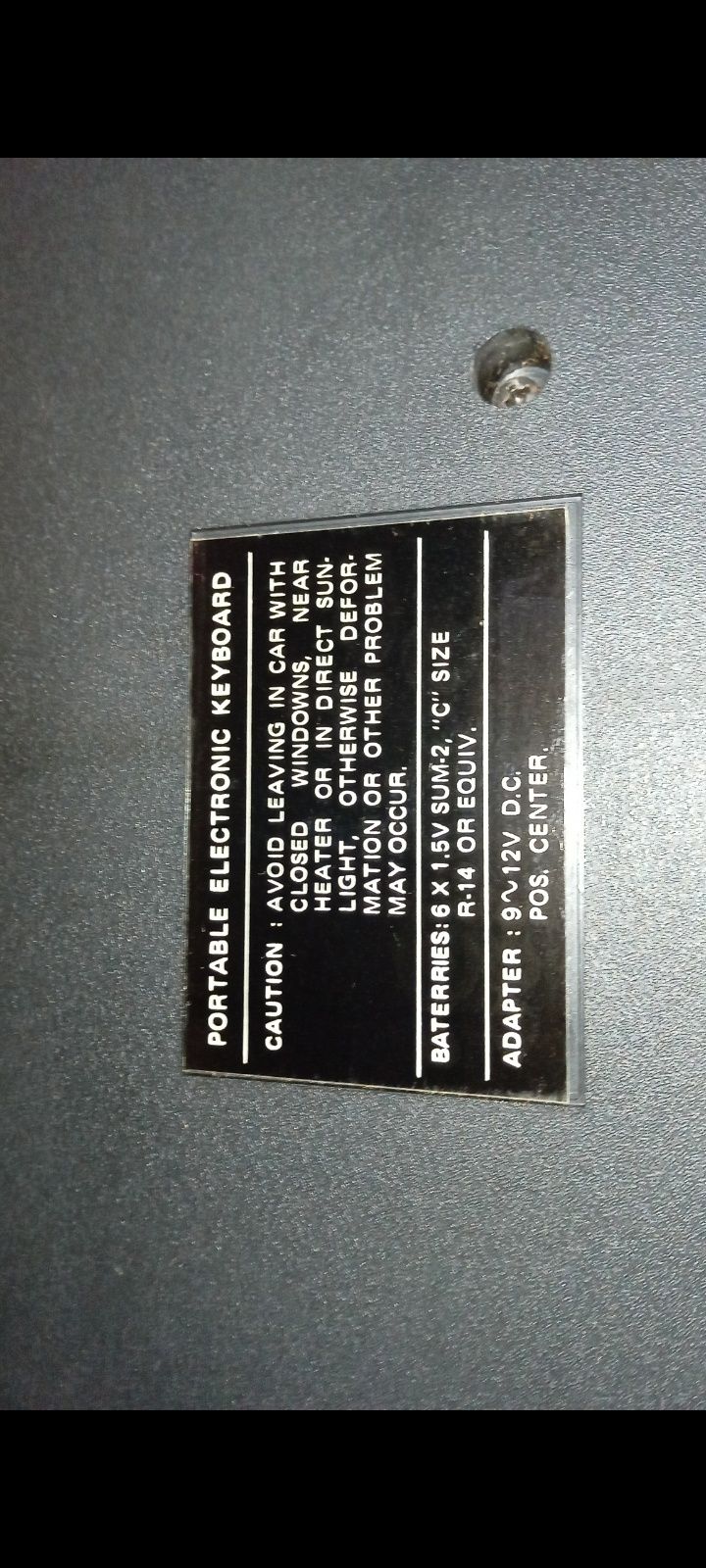 Órgão/Teclado Eletrônico Waltham WE 92 + Carregador