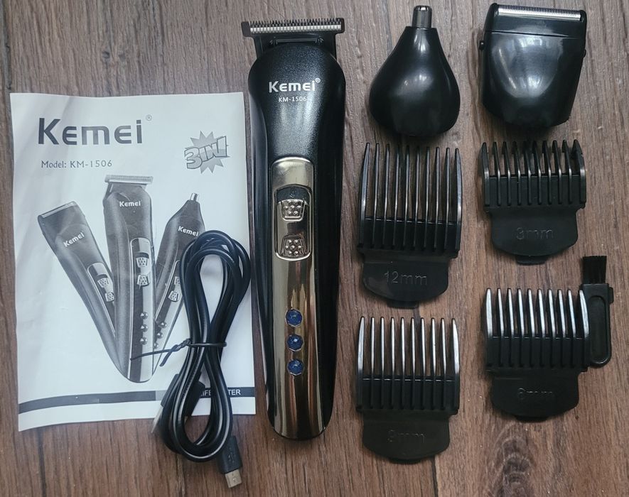 Машинка для стрижки Kemei KM-1506 3-в-1