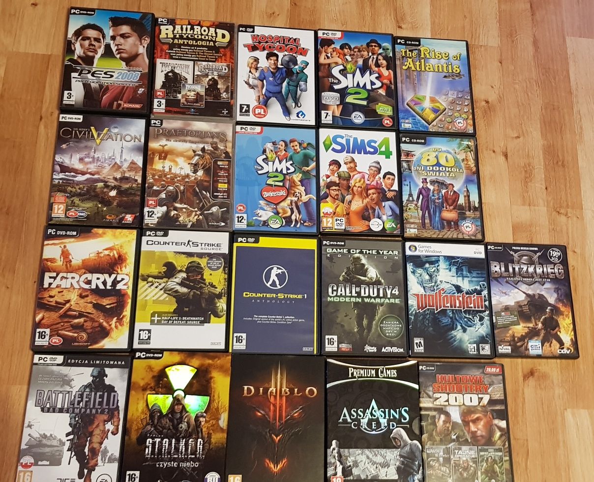 Gry na PC sprzedam