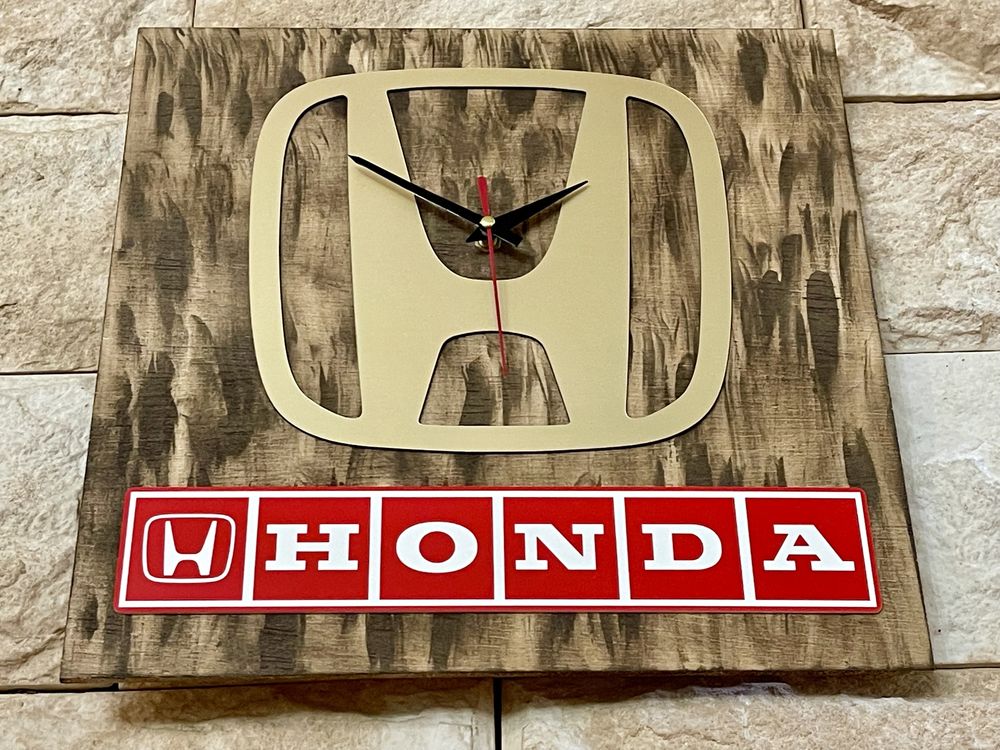 Relogio de parede Honda para decoraçao de garagem