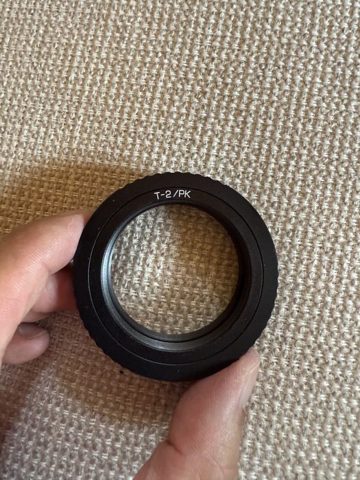 Adoatador T-2/PK para Pentax, astrofotografia