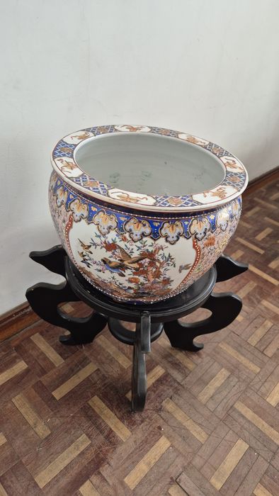 Vaso decorativo pintado à mão