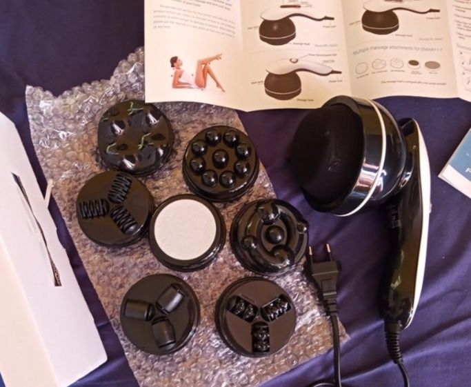 Masażer Antycellulitowy z 9 Akcesoriami Profesjonalna Pielęgnacja Nowy