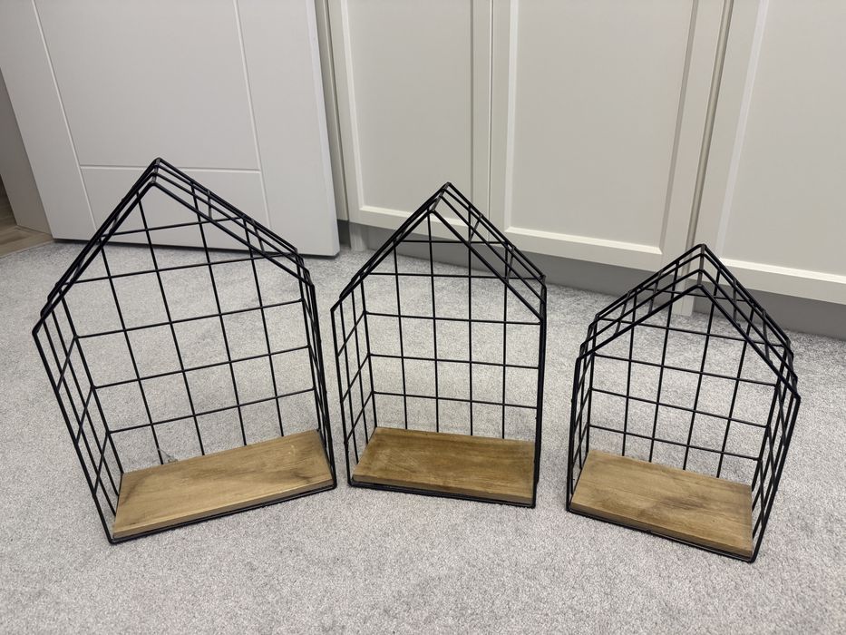 Zestaw 3 nowoczesnych półek