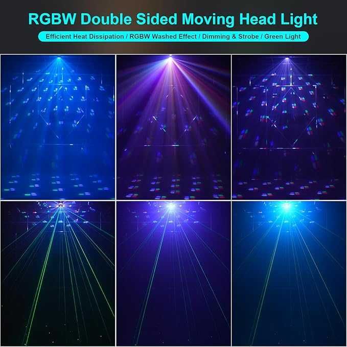 Moving Head DMX LED oświetlenie sceniczne 30 W kula dyskotekowa