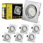 Led 6 sztuk oprawa+żarówka GU10