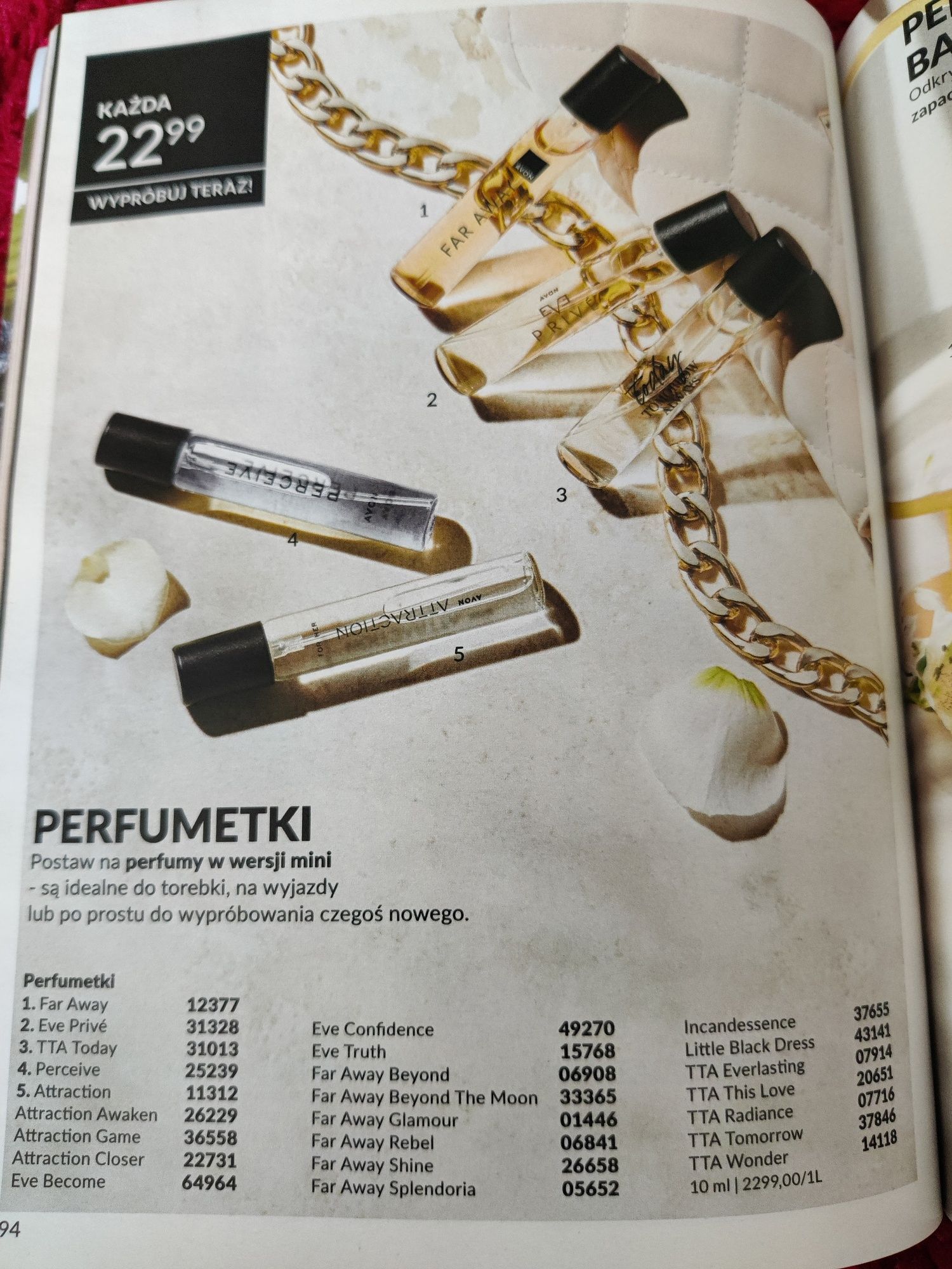 Perfumetki zestaw 5+5gratis