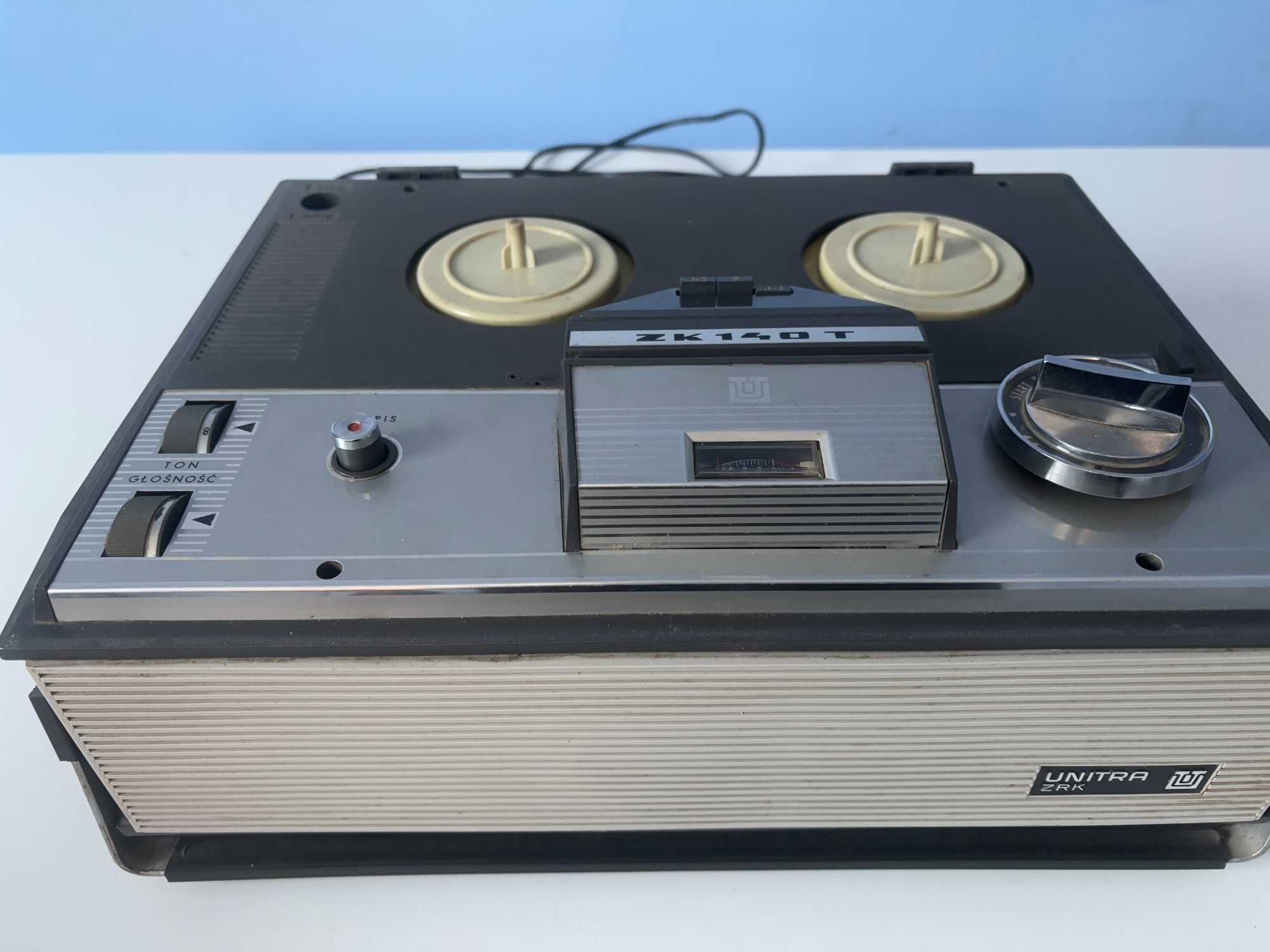 magnetofon szpulowy unitra zk 140t