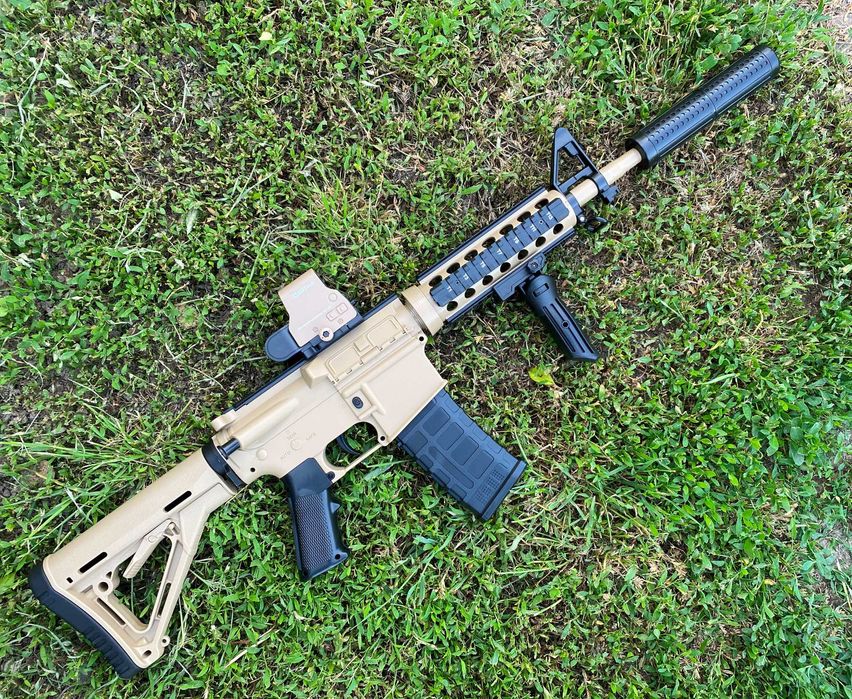 Іграшковий автомат М4А1 на орбізах  ВЕЛИКИЙ орбіган гель бластер