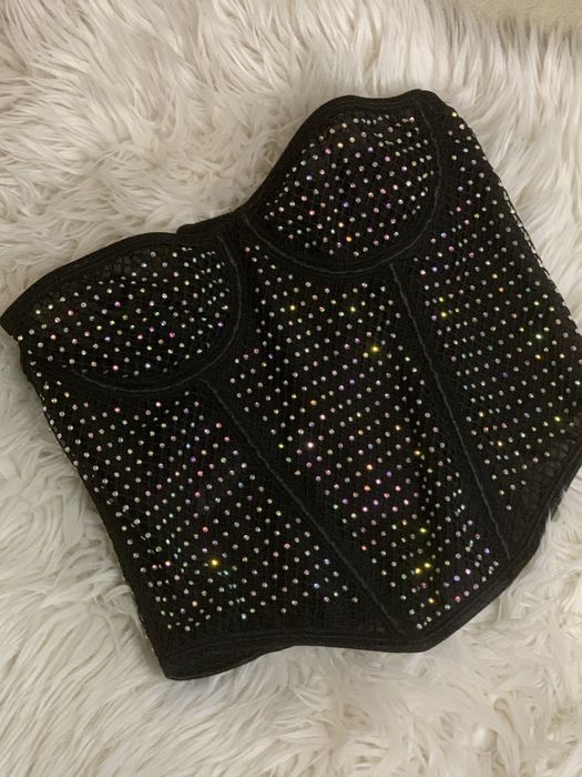 Корсет з камінням сваровскі