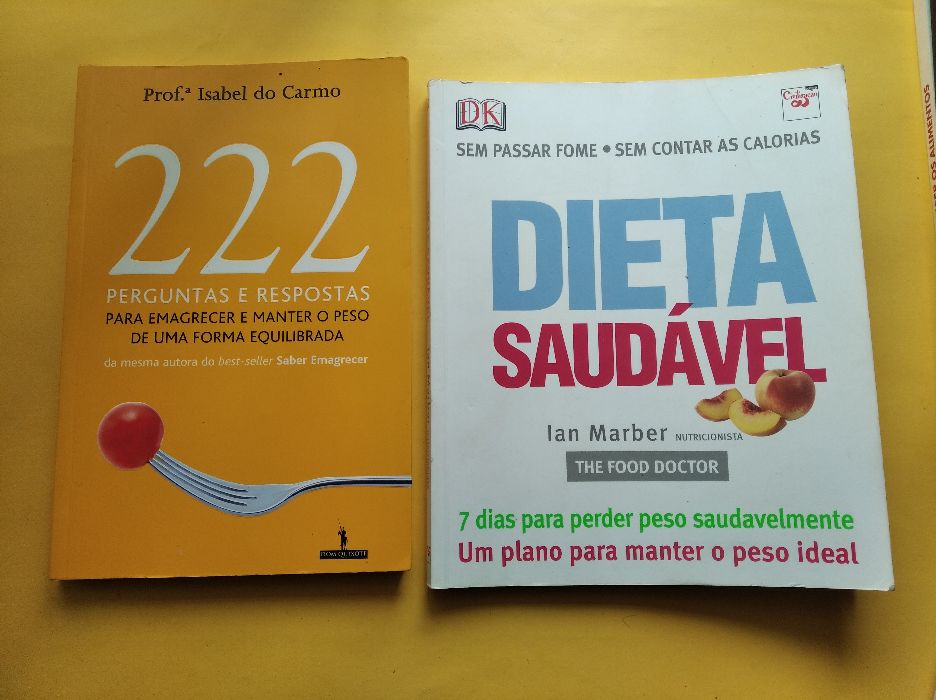 Livros sobre alimentação e dietas