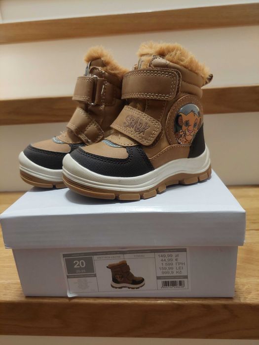 Buty dziecięce zimowe Smyk Simba - rozmiar 20