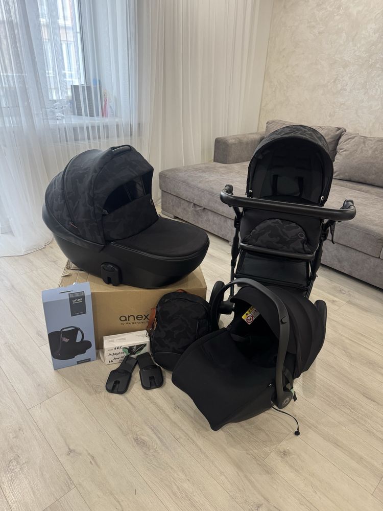 На гарантії!Коляска 3 в 1 Anex M/Type Hide Special Edition (mt-SE02)