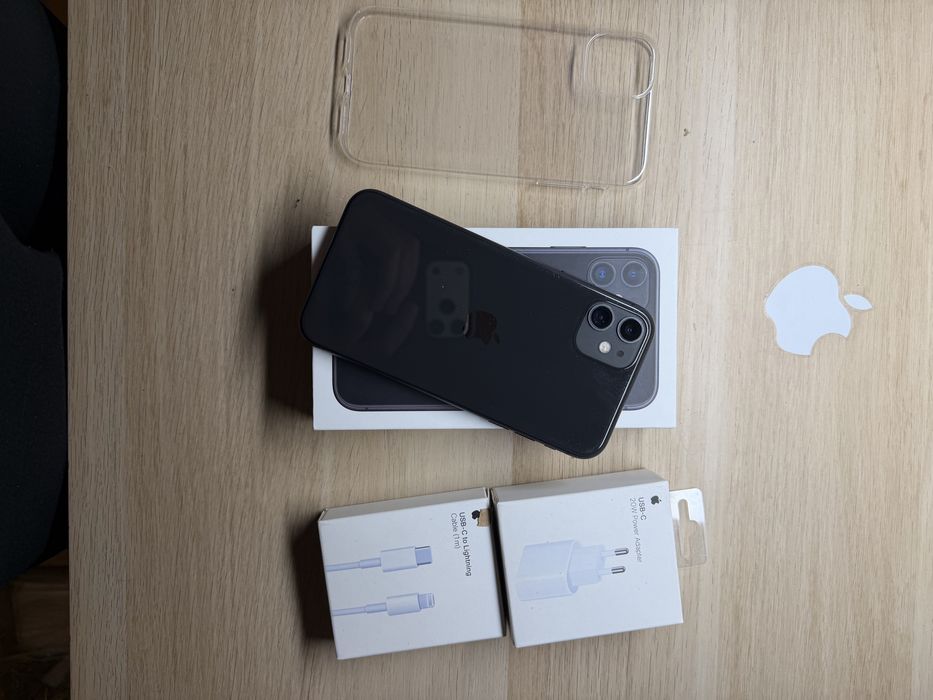 iPhone 11 64gb czarny bateria 100% komplet