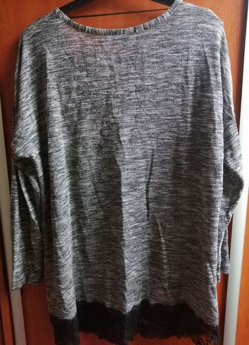 ŁADNA duża Tunika ULLA POPKEN z długim rękawem XXXL stan jak nowa