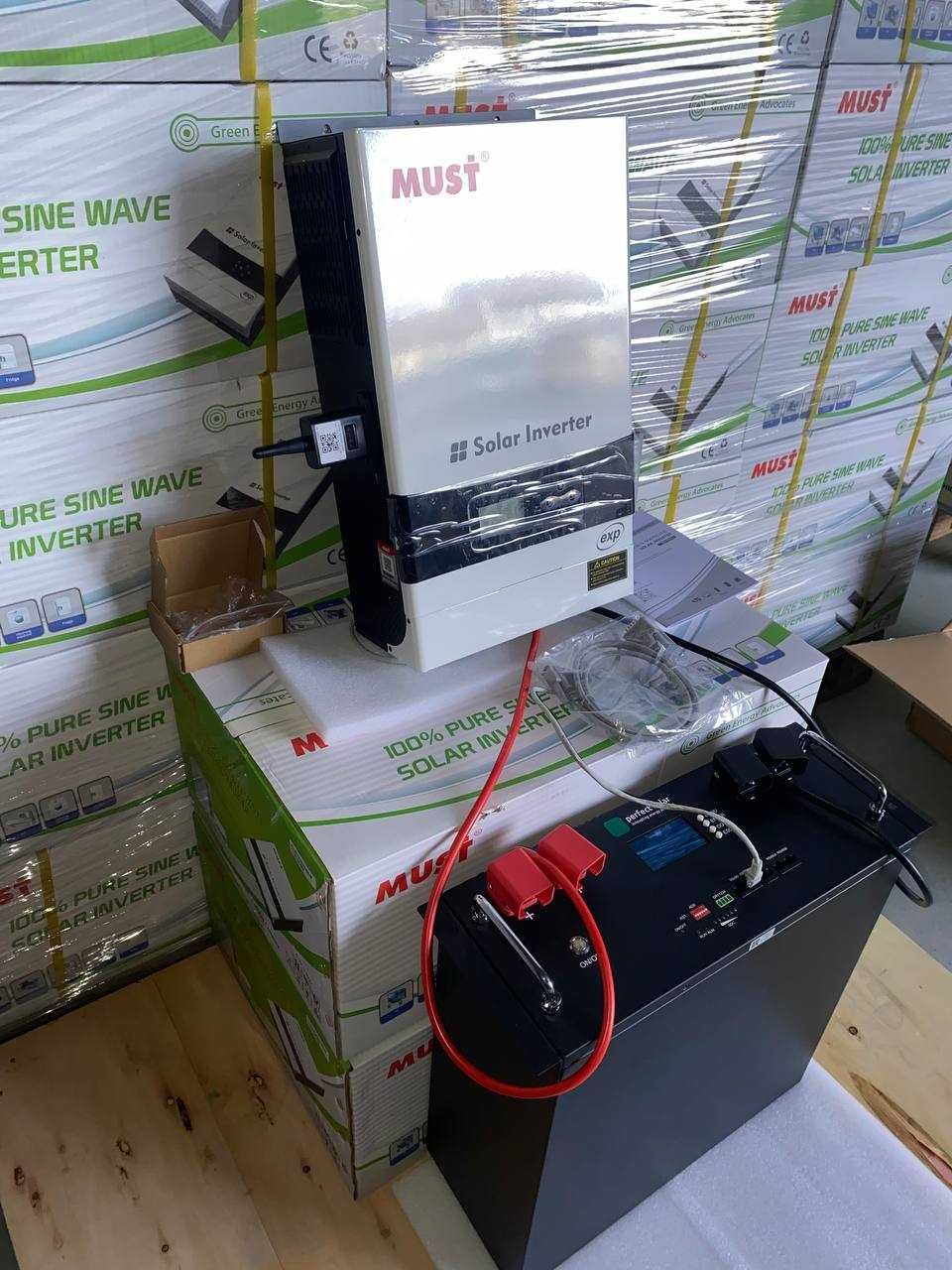 Комплект резервного живлення Must 6 kW + LiFePO4 5 kW