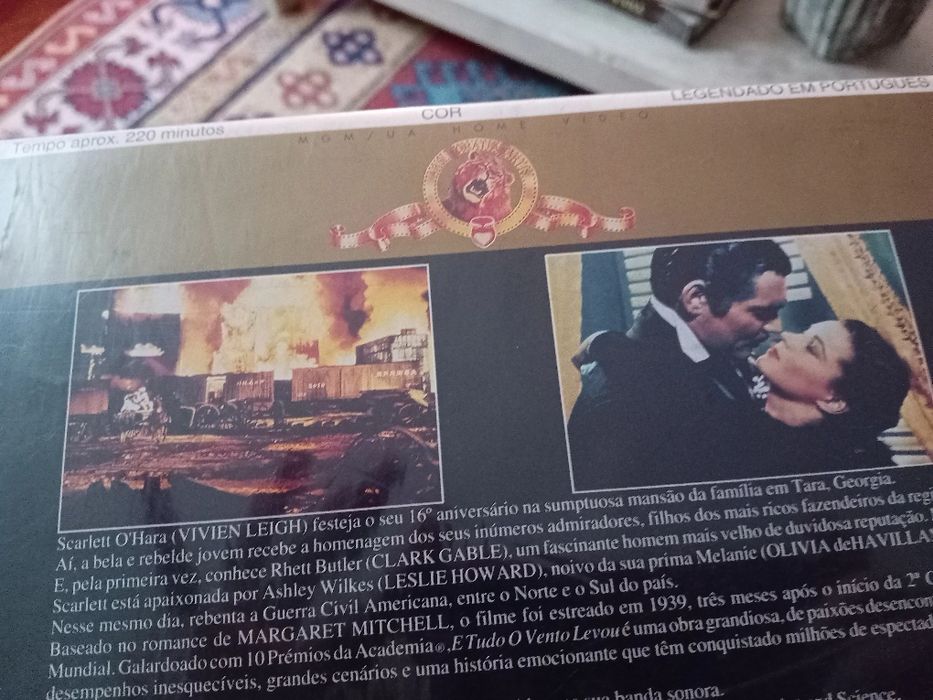 Filme DVD - E tudo o vento levou