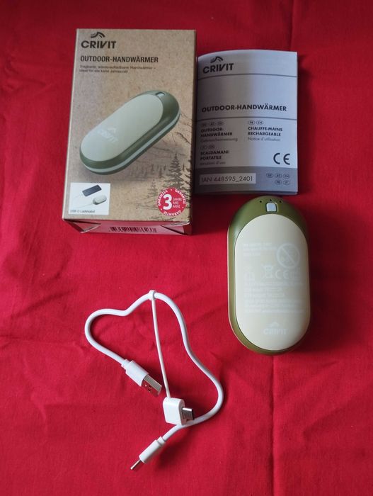 Грелка для рук "Crivit" (PowerBank 5200 mAh)новая