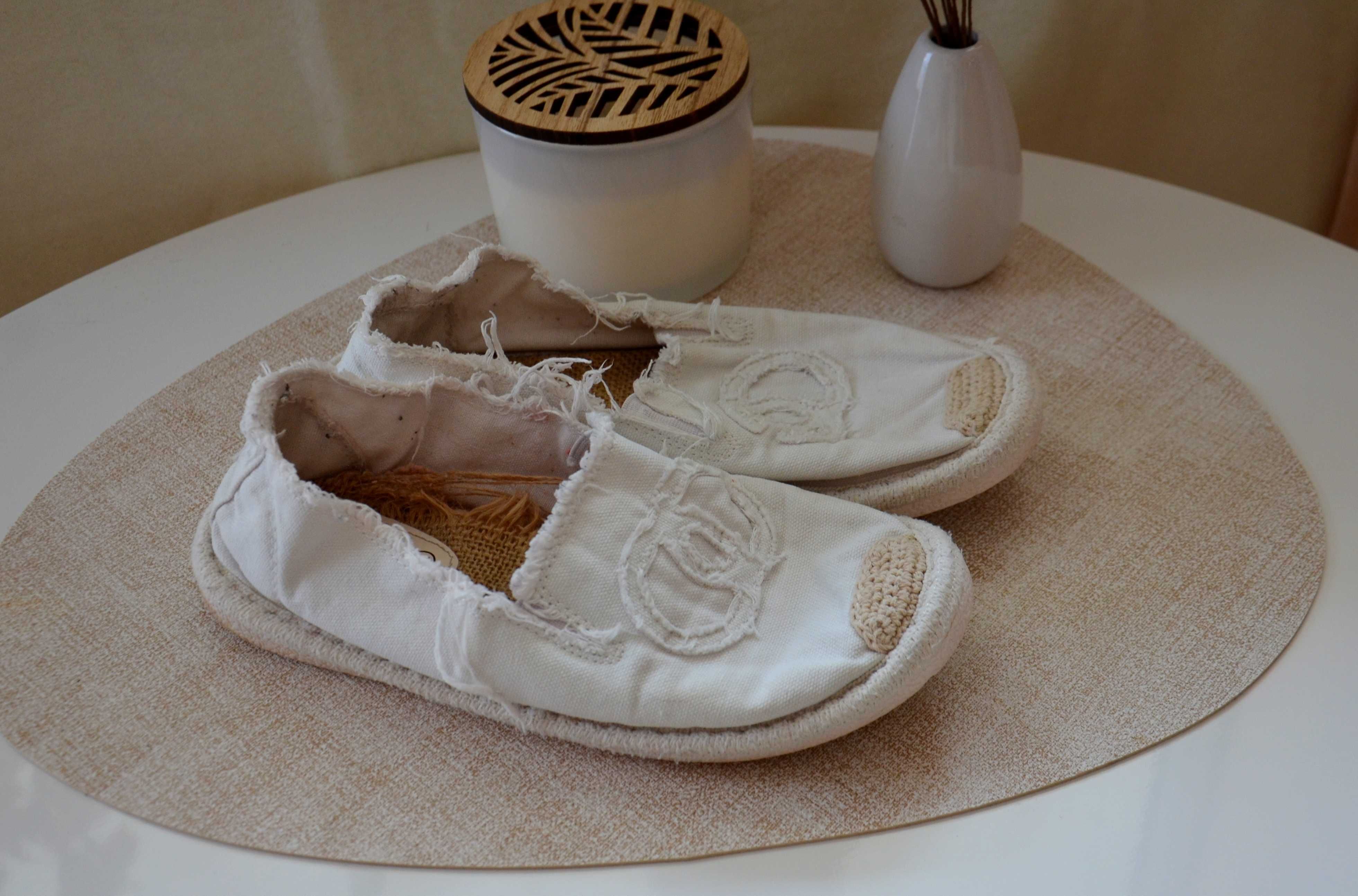 Espadryle białe damskie rozmiar 38