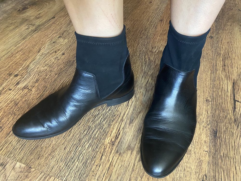 Sztyblety botki buty z lycra kozaczki Rylko rozmiar 39
