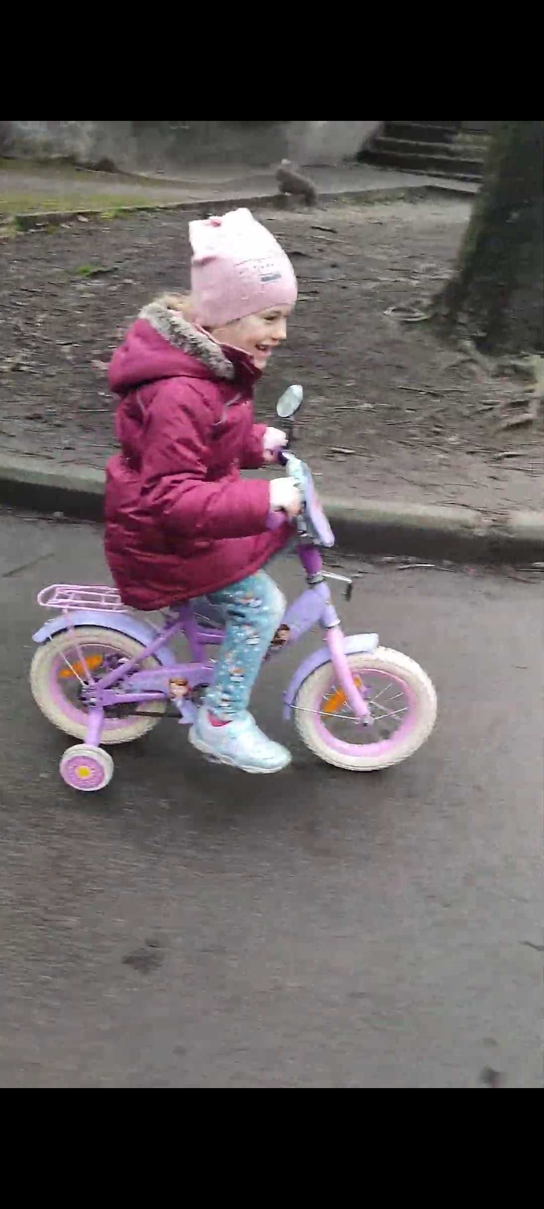 Дитячий велосипед для дівчинки 3-6 років 12" Disney Німеччина