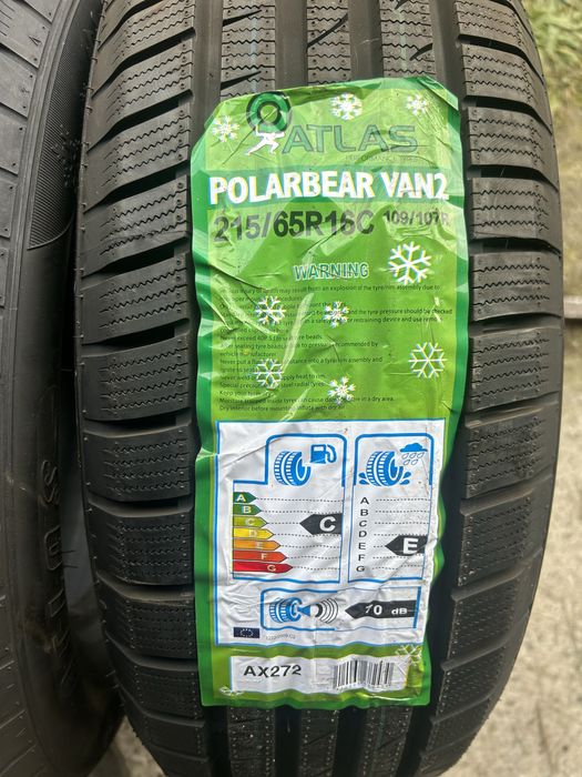 Opony zimowe nowe dsotawcze 215/65R16C x 2 szt Atlas