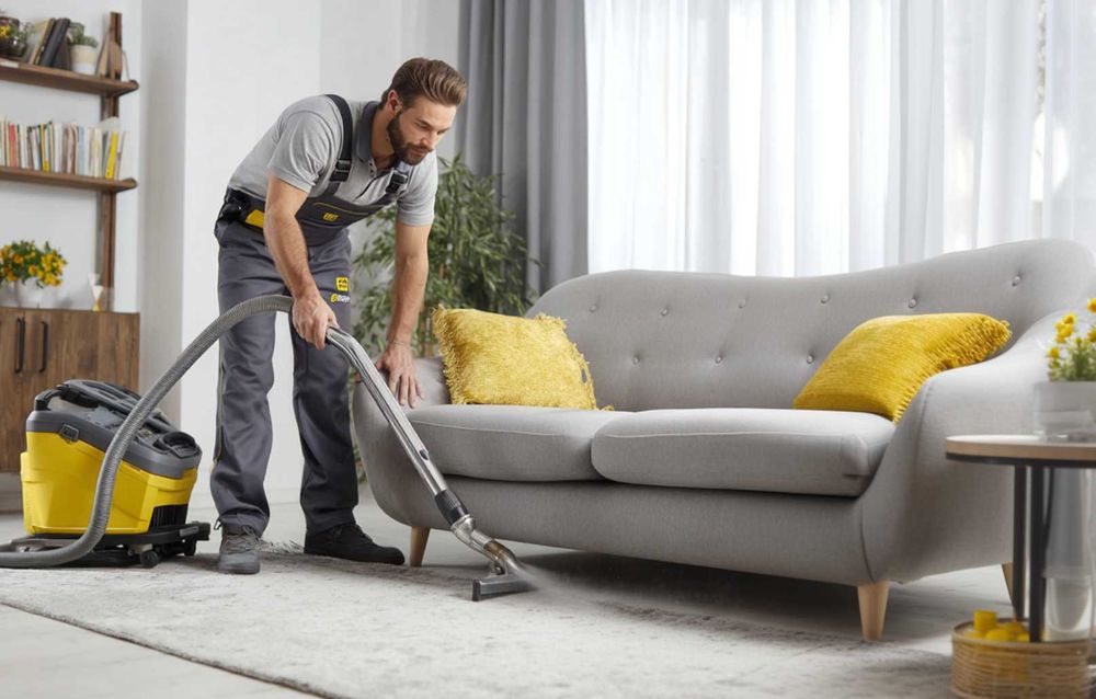 Usługi prania ekstrakcyjnego tapicerki meblowej i dywanów