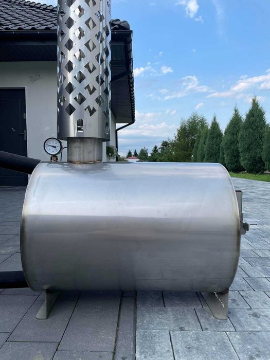 GORĄCA BANIA Ruska Bania Ogrodowa Jacuzzi HOT TUB - piec zewnętrzny