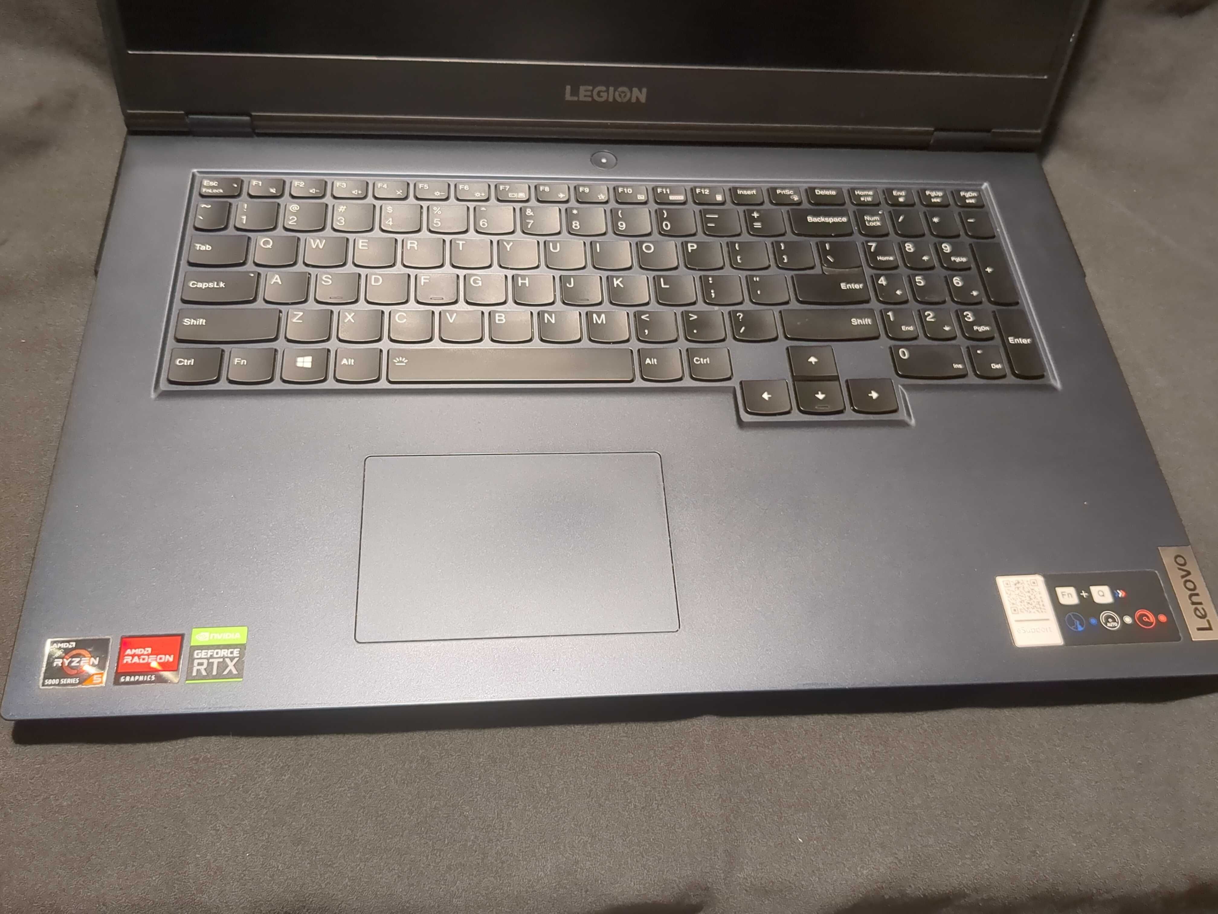 Lenovo Legion 5 17ACH6H 17 cali Ryzen 5600H RTX3050 Win10 512GB 144Hz