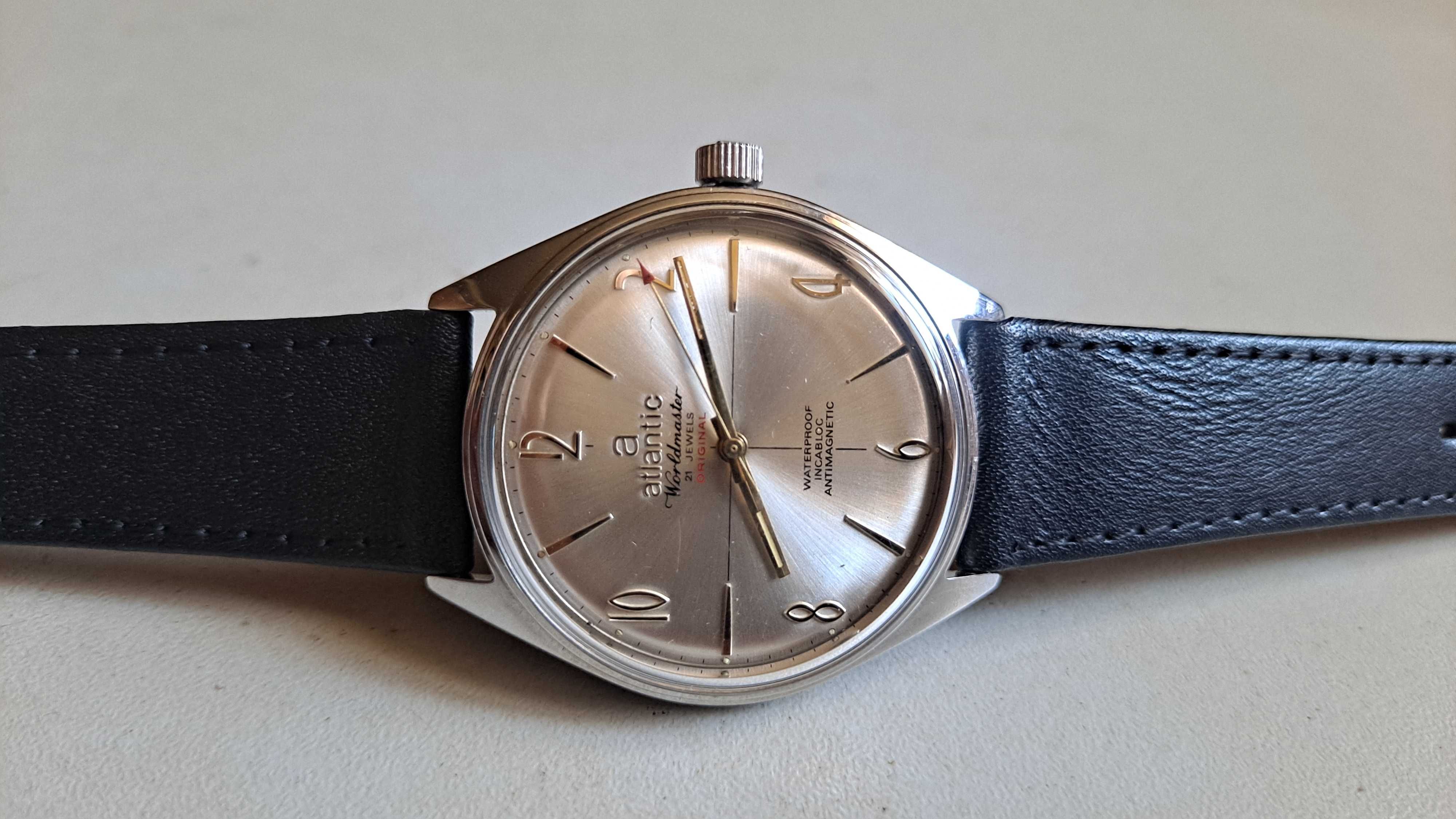 ATLANTIC worldmaster STALOWY zegarek 10