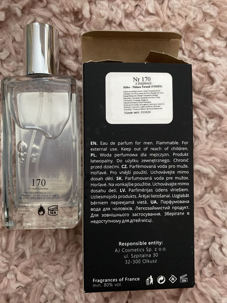 Francuskie perfumy nr 170