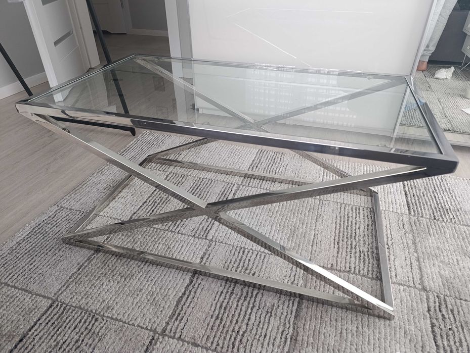 Stolik Glamour 90x50 chrom odbiór Ursus