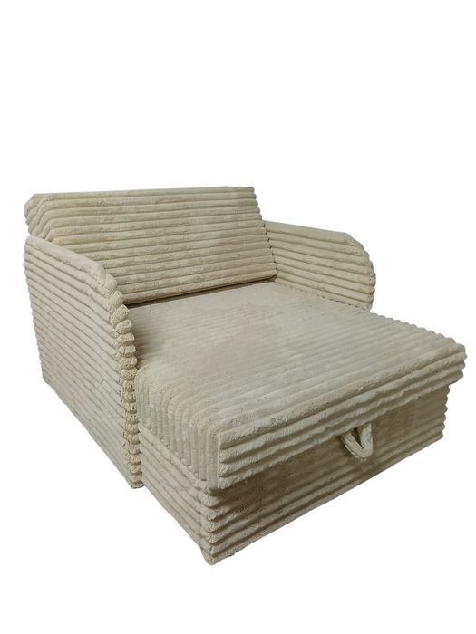 Sofa fotel amerykanka Kubuś dla dzieci z pojemnikiem na pościel