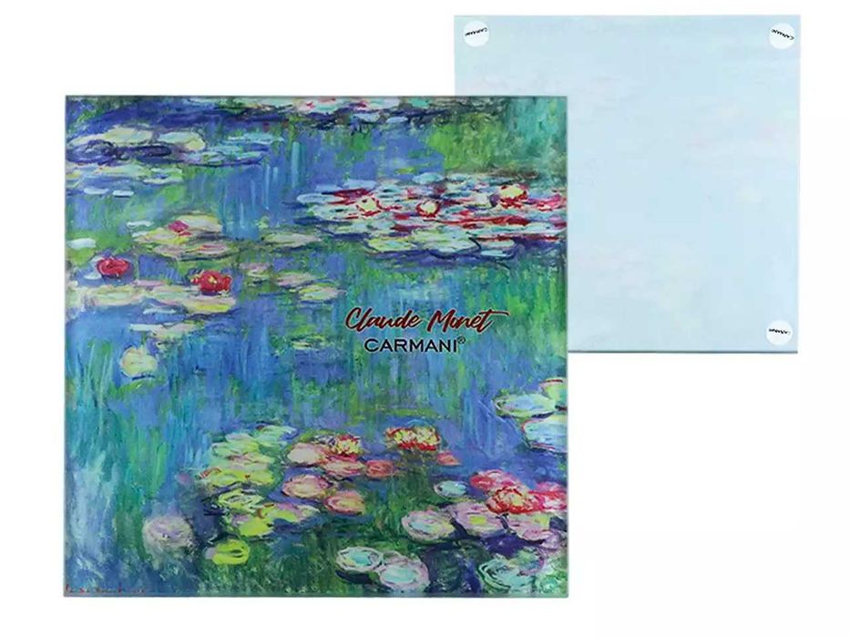 NOWA podkładka szklana Claude Monet Nenufary Lilie wodne 13x13cm