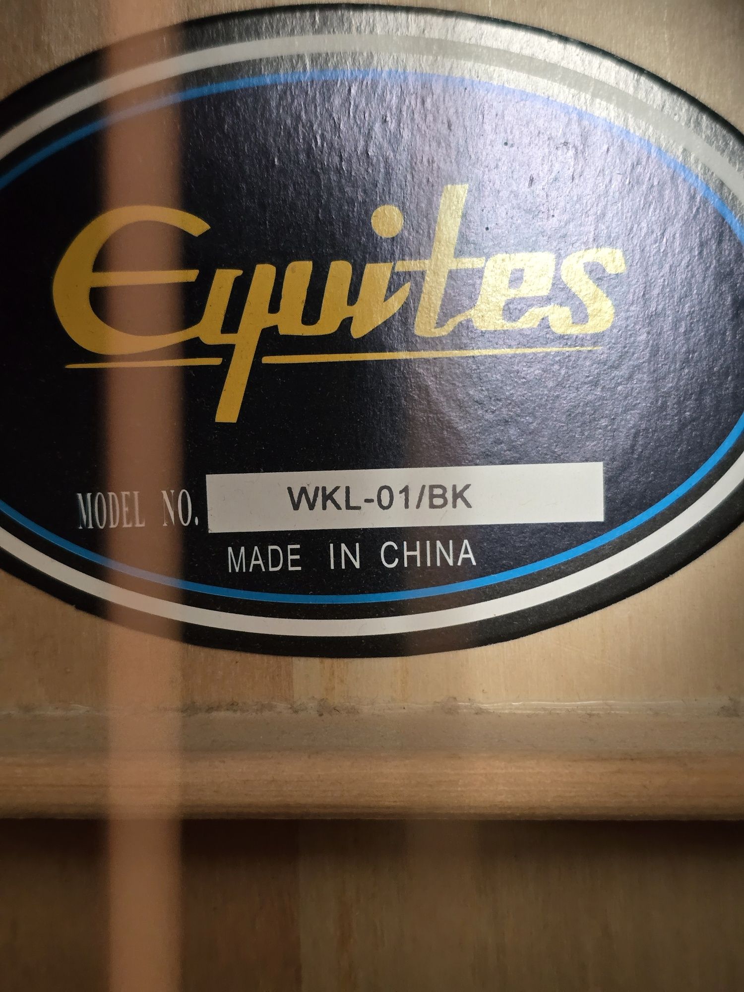 Акустична гітара Equites EQ WKL-01 BK 41 + чохол Rockbag