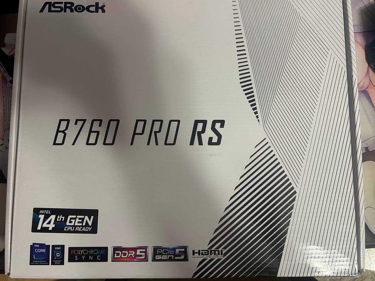 Материнська плата AsRock B760 Pro RS + WiFi (s1700, Intel B760)