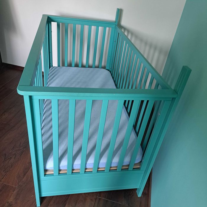 Łóżeczko Bellamy 140x70cm + materac Candicle