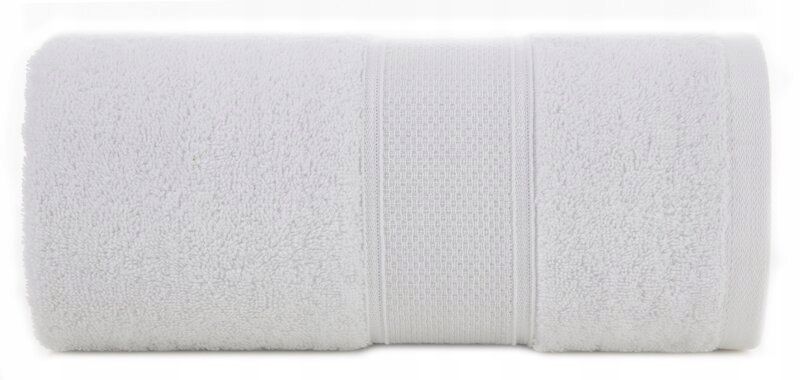 Ręcznik 50x90 biały z błyszczącą nicią 500 g/m2